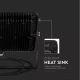 Holofote LED SAMSUNG CHIP LED/100W/230V IP65 3000K preto