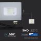 Holofote LED SAMSUNG CHIP LED/10W/230V IP65 6400K preto