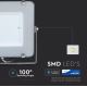 Holofote LED SAMSUNG CHIP LED/150W/230V 6400K IP65 cinzento