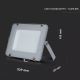 Holofote LED SAMSUNG CHIP LED/300W/230V 6400K IP65 cinzento