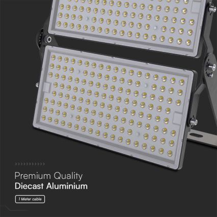 Holofote LED SAMSUNG CHIP LED/500W/230V 6500K IP65 cinzento