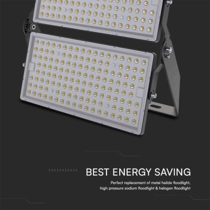 Holofote LED SAMSUNG CHIP LED/500W/230V 6500K IP65 cinzento