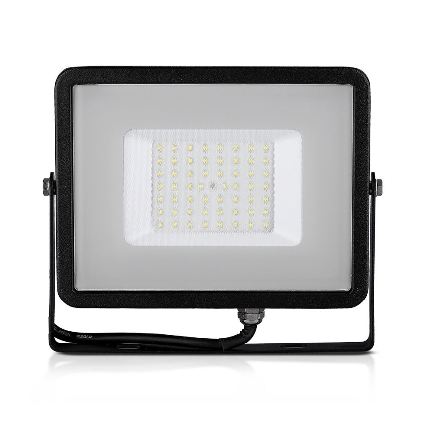 Holofote LED SAMSUNG CHIP LED/50W/230V 6500K IP65 preto