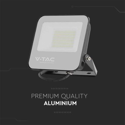 Holofote LED SAMSUNG CHIP LED/50W/230V 6500K IP65 preto