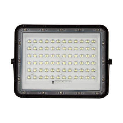Holofote LED solar para exterior com regulação LED/15W/3,2V IP65 6400K 12000 mAh preto + comando