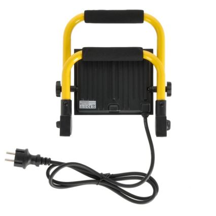Holofote portátil LED TIGRA LED/50W/4000K IP54 preto/amarelo