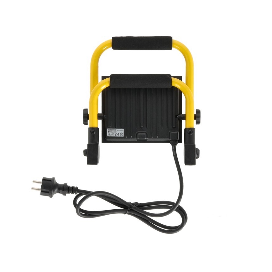 Holofote portátil LED TIGRA LED/50W/4000K IP54 preto/amarelo