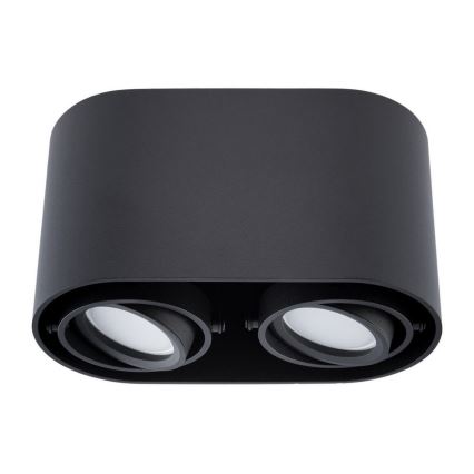 Holofote SIROK 2xGU10/30W/230V preto