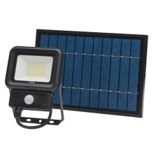 Holofote solar exterior LED com sensor LED/20W/3,7V 6500K IP65