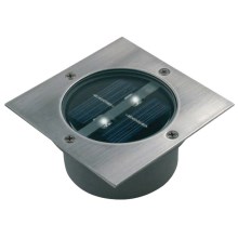 Holofote solar LED 2xLED/0,06W/3xAAA IP67 quadrado