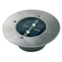 Holofote solar LED 2xLED/0,06W/3xAAA IP67 redondo