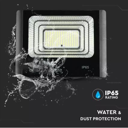 Holofote solar LED com regulação LED/16W/3,2V 6000K IP65 + controlo remoto