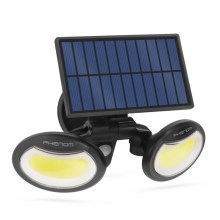 Holofote solar LED com sensor 2xLED/4W/5V IP65