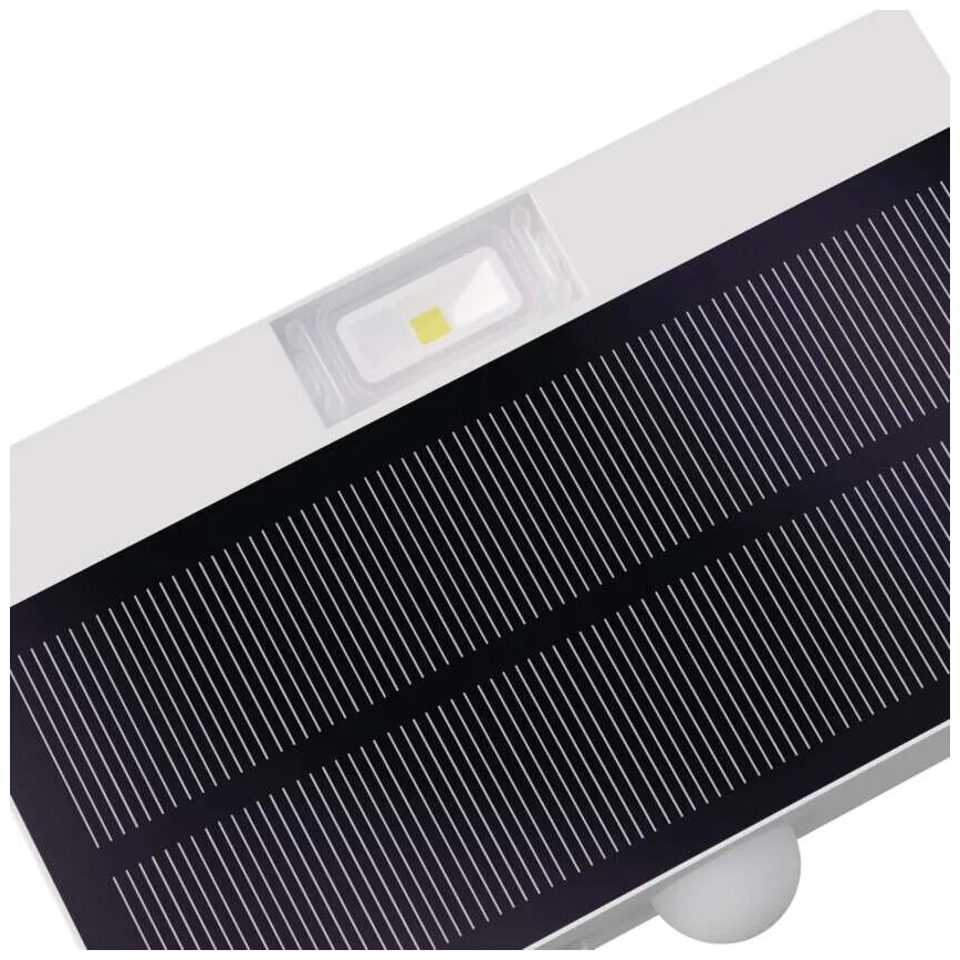 Holofote solar LED com sensor de movimento LED/3,7V 1200mAh 4000K IP65 branco