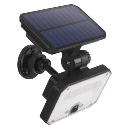 Holofote solar LED com sensor de movimento SPILO LED/3,7V 3600mAh 3000K IP54 + comando