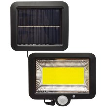 Holofote solar LED com sensor DUO LED/1W/3,7V IP44