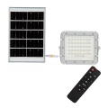 Holofote solar LED para exterior com regulação LED/6W/3,2V IP65 6400K 5000 mAh branco + comando