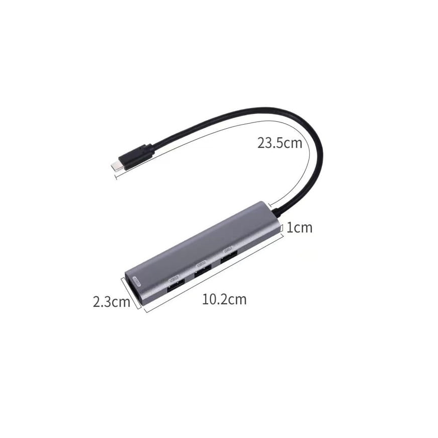 Hub USB-C 4 em 1 com Power Delivery 100 W