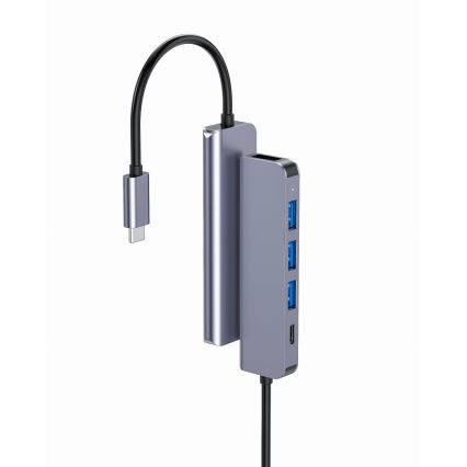 Hub USB-C 5 em 1 com Power Delivery 100 W