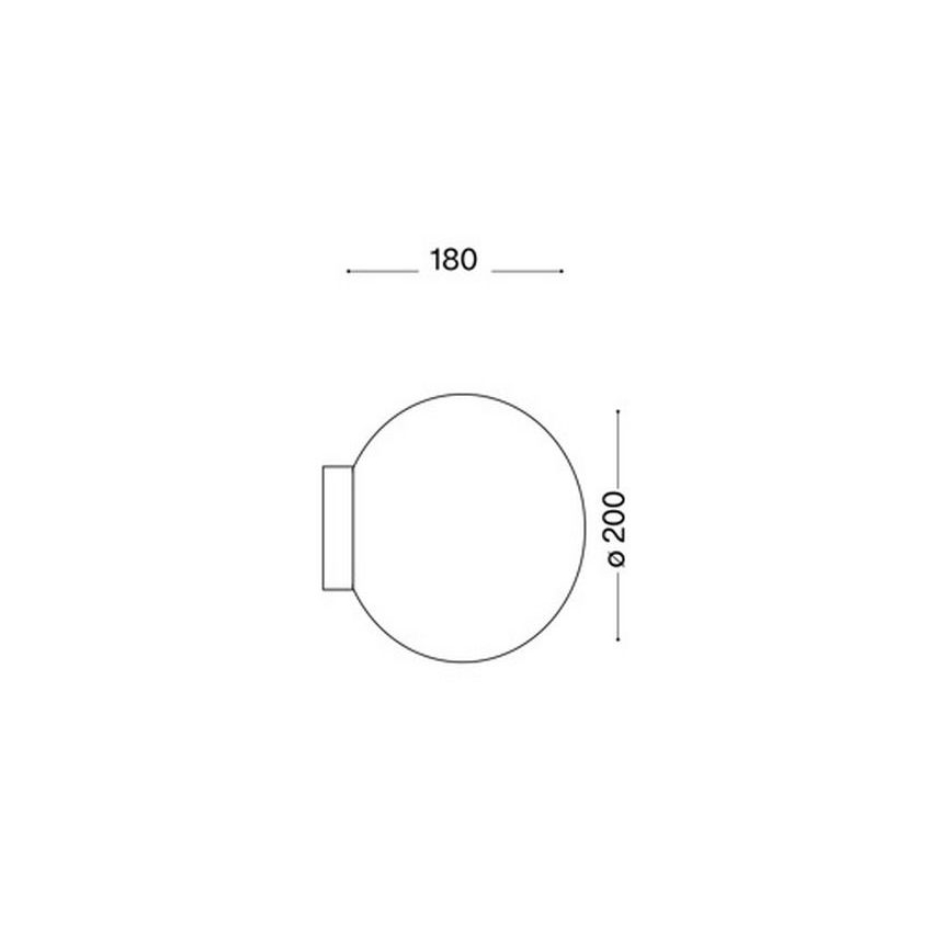 Ideal Lux 59815 - Luminária de parede LED RGBW dimerizável MAPA 1xE27/12W/230V 2700-6500K