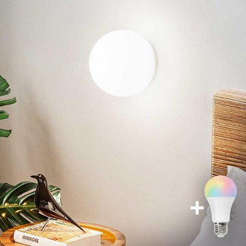 Ideal Lux 59815 - Luminária de parede LED RGBW dimerizável MAPA 1xE27/12W/230V 2700-6500K