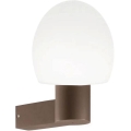 Ideal Lux - Aplique de parede exterior CLIO 1xE27/42W/230V IP44 castanho