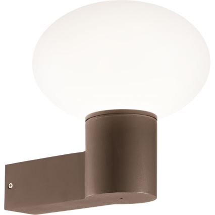 Ideal Lux - Aplique de parede exterior CLIO 1xE27/42W/230V IP44 castanho