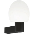 Ideal Lux - Aplique de parede exterior CLIO 1xE27/42W/230V IP44 preto
