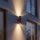 Ideal Lux - Aplique de parede exterior GUN 1xGU10/35W/230V 21 cm IP44 castanho
