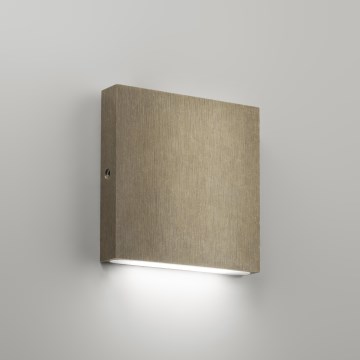 Ideal Lux - Aplique de parede exterior LED POST-IT LED/3W/12V CRI 90 latão