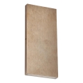 Ideal Lux - Aplique de parede exterior LED POST-IT LED/6W/12V CRI 90 latão