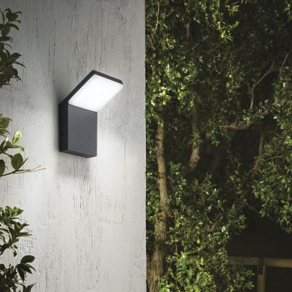 Ideal Lux - Aplique de parede LED para exterior STYLE LED/8,5W/230V 3000K CRI 90 IP54 preto