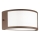 Ideal Lux - Aplique de parede exterior REX 1xE27/60W/230V IP44 castanho