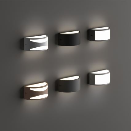 Ideal Lux - Aplique de parede exterior REX 1xE27/60W/230V IP44 castanho