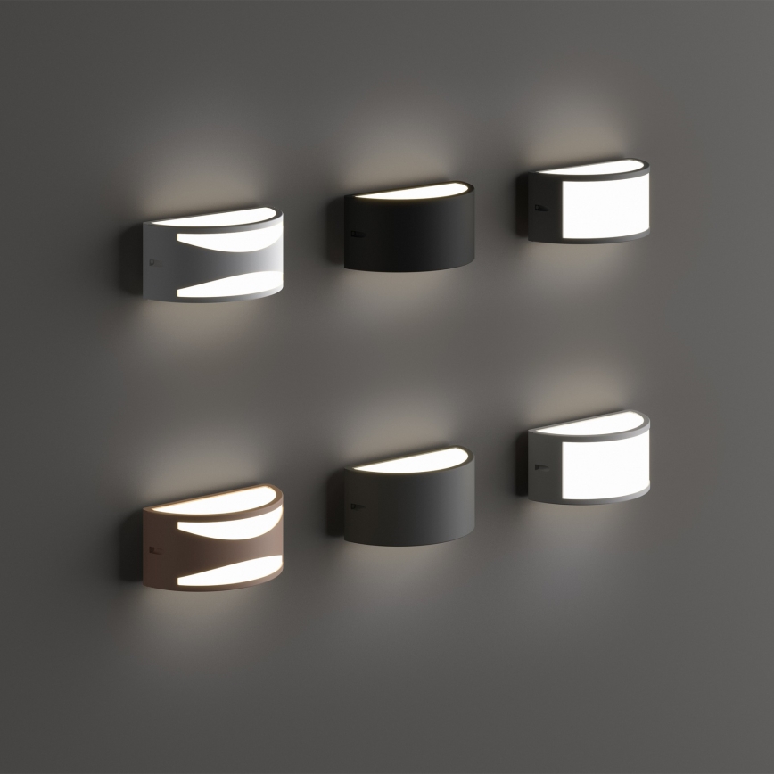 Ideal Lux - Aplique de parede exterior REX 1xE27/60W/230V IP44 castanho