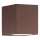 Ideal Lux - Aplique de parede exterior UP 1xG9/15W/230V IP44 castanho