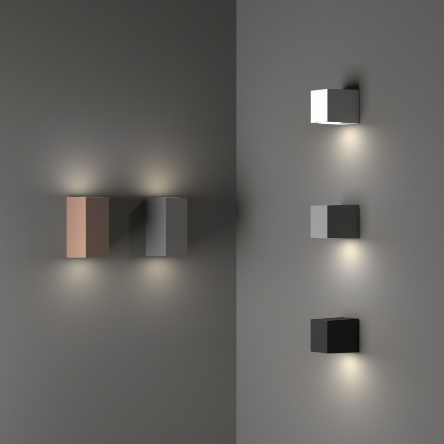 Ideal Lux - Aplique de parede exterior UP 2xG9/15W/230V IP44 castanho
