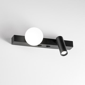 Ideal Lux - Aplique de parede LED BINOMIO 2xLED/3W/230V CRI 90 preto