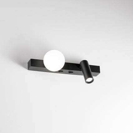 Ideal Lux - Aplique de parede LED BINOMIO 2xLED/3W/230V CRI 90 preto