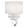 Ideal Lux - Aplique de Parede LED de Cristal OPERA 2xE14/40W/230V + LED/1W branco