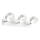 Ideal Lux - Aplique de parede LED direcionável OBY 3xLED/6W/230V CRI 90 branco