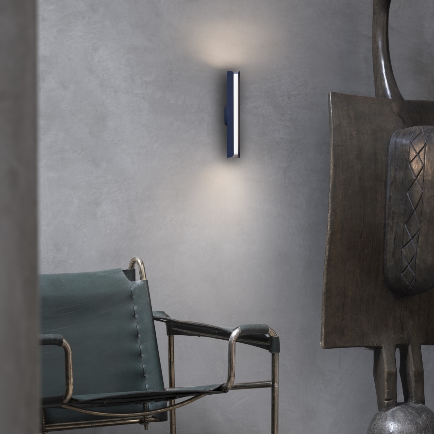 Ideal Lux - Aplique de parede LED DORICA LED/8,5W/230V IRC 90 azul