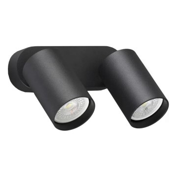 Ideal Lux - Aplique de parede LED DYNAMITE 2xGU10/7W/230V CRI 90 preto