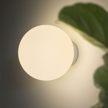 Ideal Lux - Aplique de parede LED MAPA 1xG9/3W/230V Ø 10 cm branco