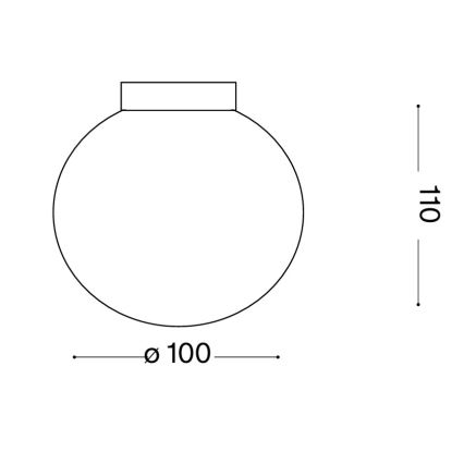 Ideal Lux - Aplique de parede LED MAPA 1xG9/3W/230V Ø 10 cm branco