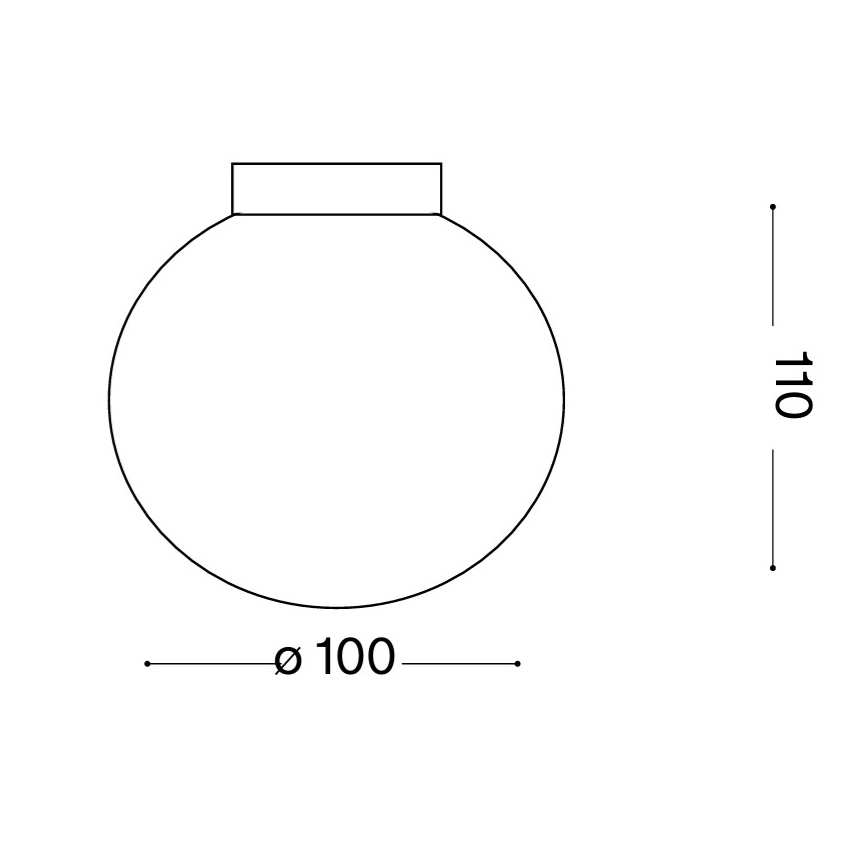 Ideal Lux - Aplique de parede LED MAPA 1xG9/3W/230V Ø 10 cm branco