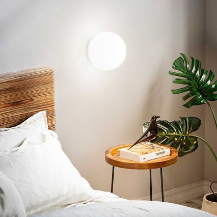 Ideal Lux - Aplique de parede LED MAPA 1xG9/3W/230V Ø 15 cm branco