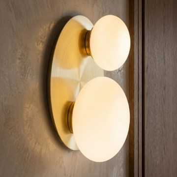 Ideal Lux - Aplique de parede LED NINFEA 2xG9/3W/230V, dourado