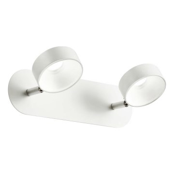 Ideal Lux - Aplique de parede LED OBY 2xLED/6W/230V CRI 90 branco