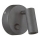 Ideal Lux - Aplique de parede LED orientável PAGE LED/3W/230V CRI 90, preto